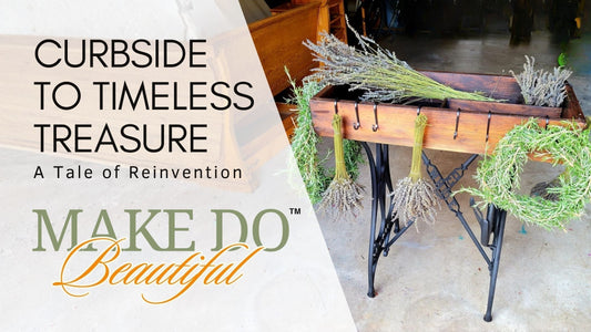 From Curbside Find to Timeless Treasure: Upcycling an Old Sewing Machine Table Base