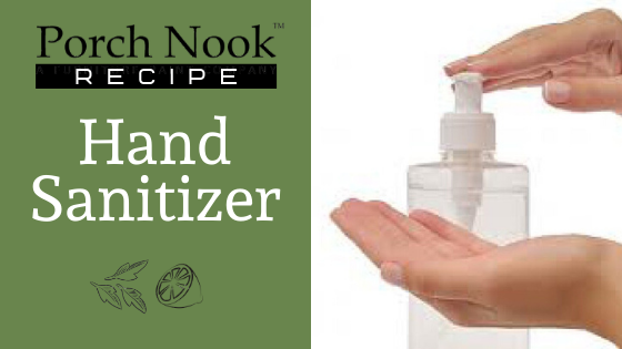 It is my hope that this hand sanitizer recipe will help you feel a little more empowered just knowing you can do this using ONLY THREE INGREDIENTS.