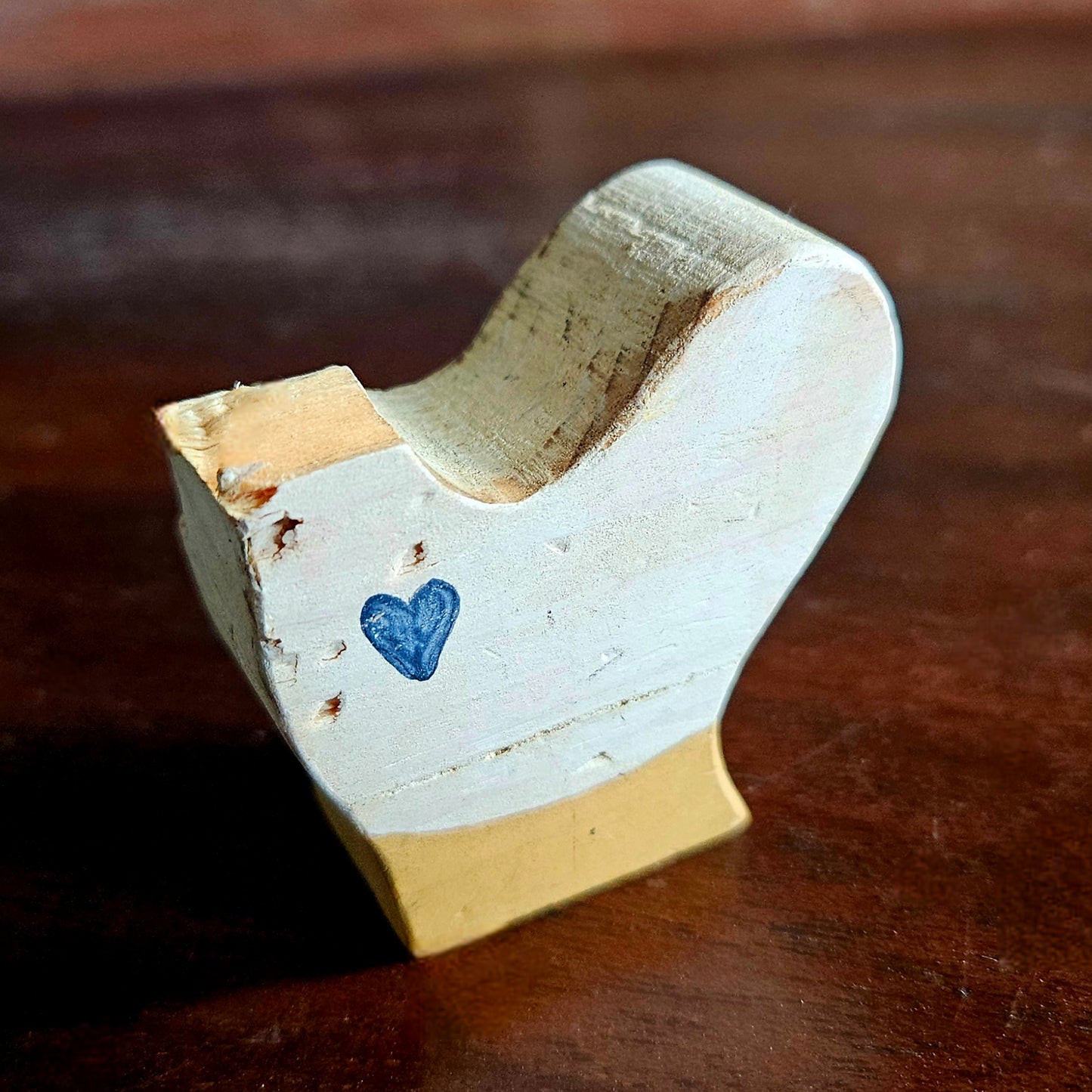 Vintage Folk Art Wood Checkerboard and Chessboard with Game Pieces, Hand-Painted & Handmade