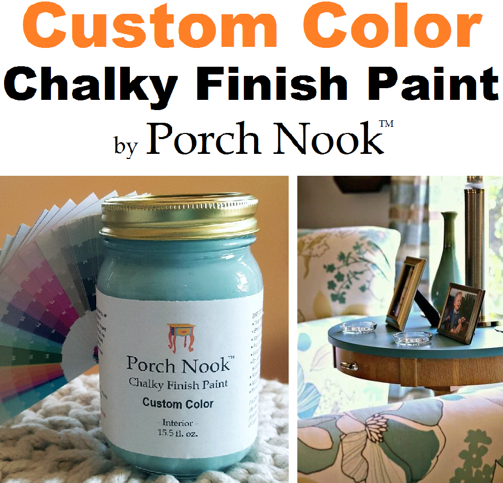 Chalky Finish Paint, by Porch Nook, 32 Fl. Oz., Furniture Paint, Best  Seller, Superior Coverage, Matte Finish, Cabinet Paint, 