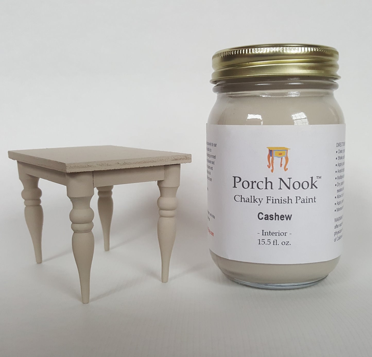 "Cashew", Chalky Finish Paint by Porch Nook