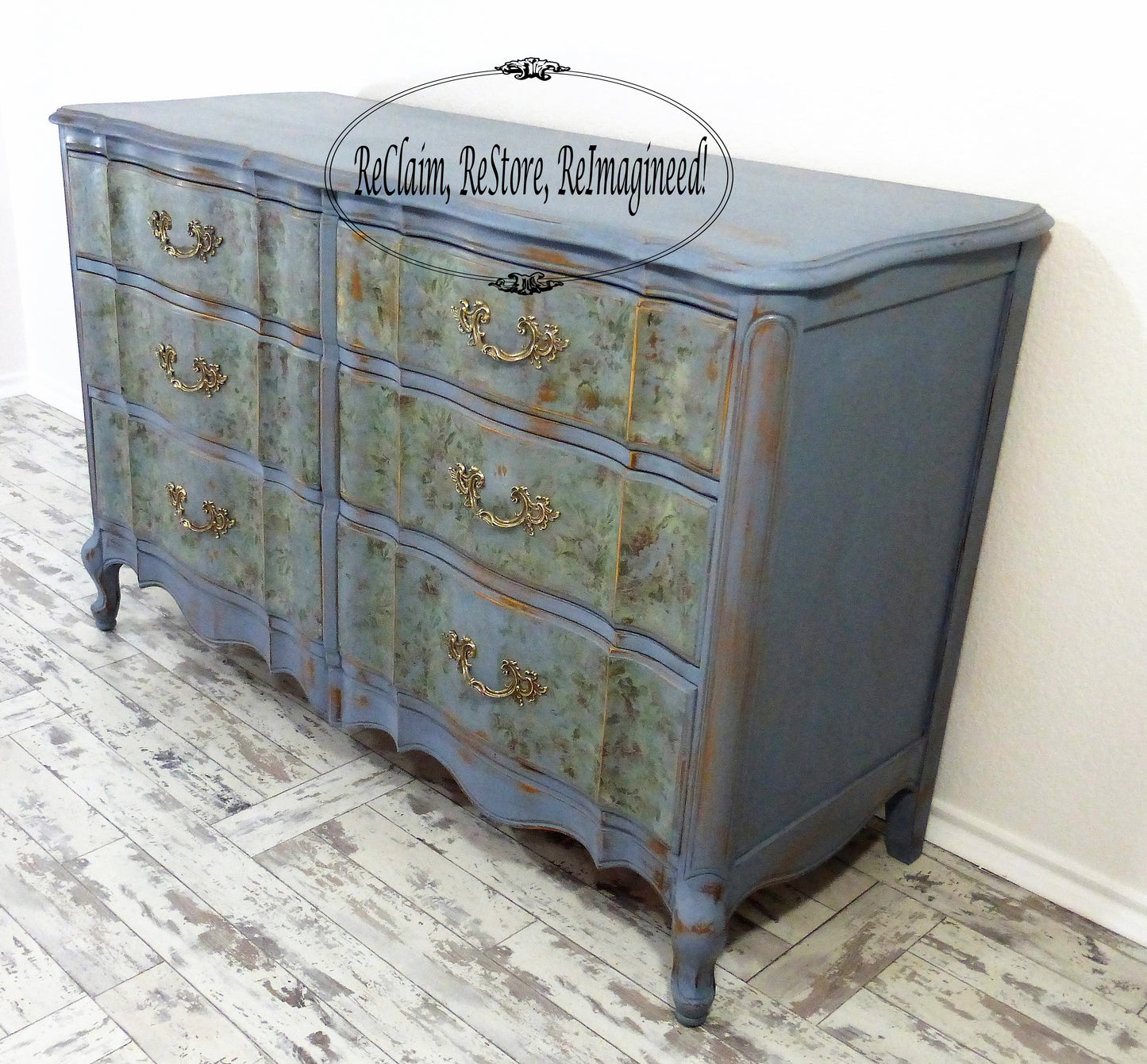 EXAMPLE: Dresser w/ "Polished Stone", Reclaim, Restore, Reimagined in Cedar Park, TX