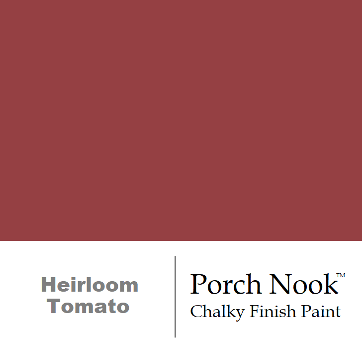 "Heirloom Tomato", Chalky Finish Paint by Porch Nook