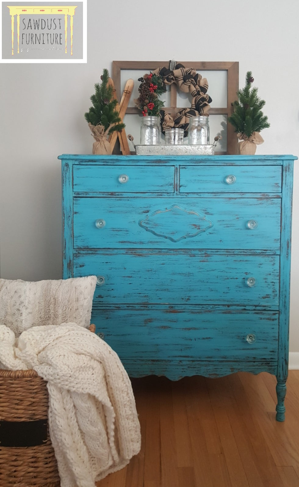 EXAMPLE: Dresser w/ "Kiddie Pool", designed by Sawdust Furniture in Milwaukee, WI