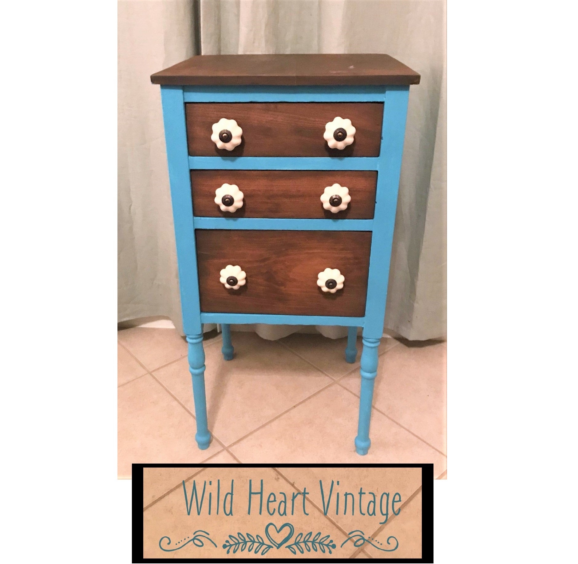 EXAMPLE: Chest of drawers w/ "Kiddie Pool", designed by Wild Heart Vintage in Cedar Park, Texas