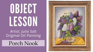 Object Lesson | Artist Julia Salt & “Lilacs No. 9” Oil Painting by Porch Nook