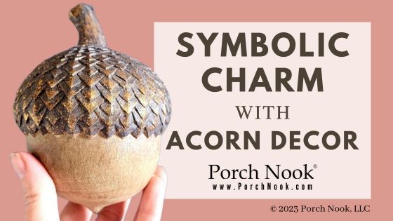 Symbolic Charm with Acorn Décor