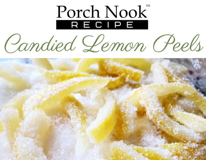 Easy Candied Lemon Peel Recipe