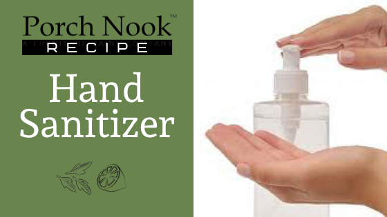 Easy Hand Sanitizer Recipe