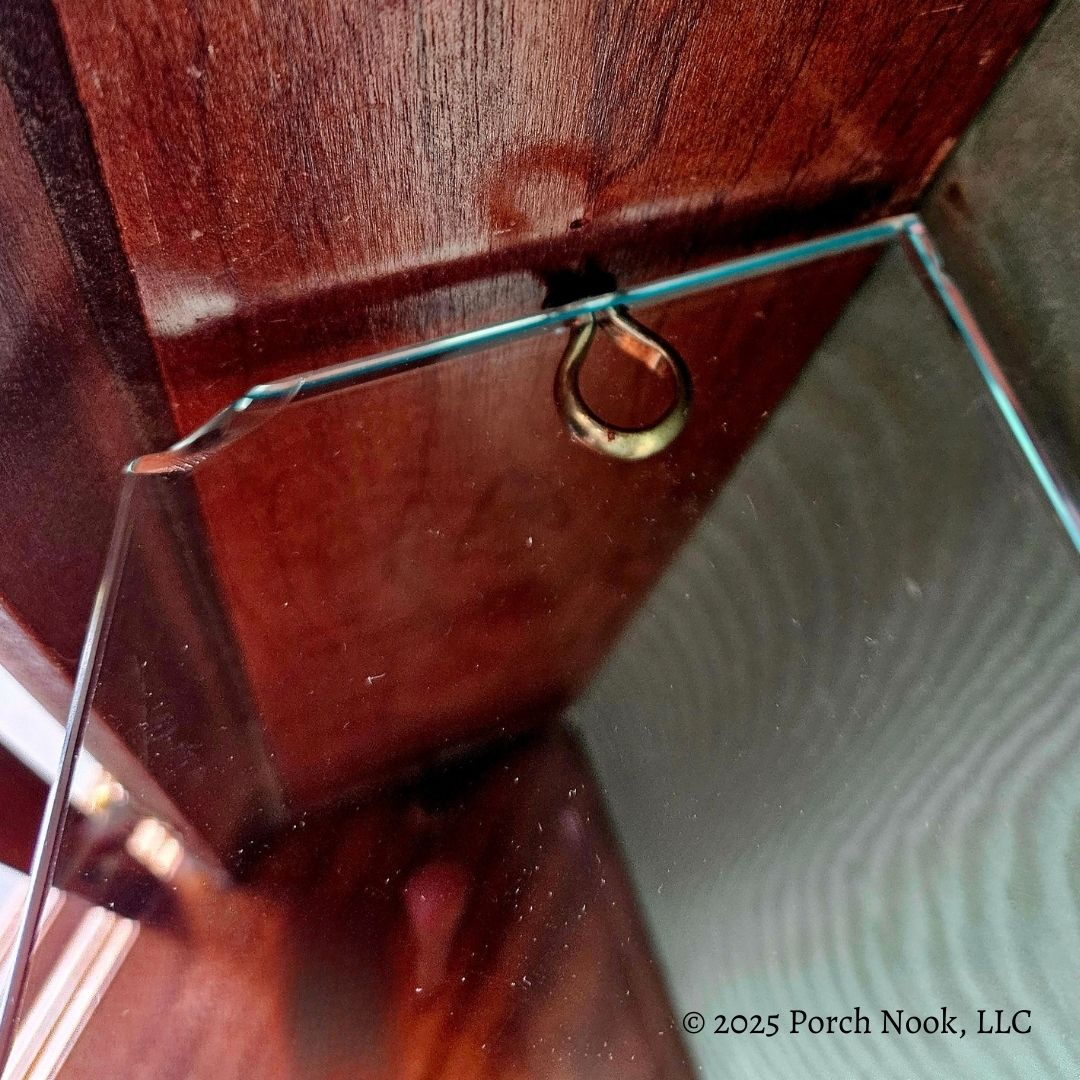 Porch Nook | Vintage Chippendale Style Mixed Fruitwood Corner Cabinet