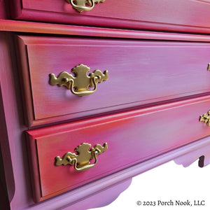 Porch Nook | Vintage Bassett 5-Drawer Dresser, Hand Painted