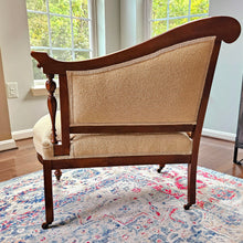Antique Figural Gossip Chair, Victorian