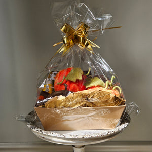 "Pumpkin Spice Delight" Gift Basket, Handcrafted Seasonal Décor & Ornaments