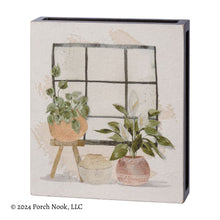 Porch Nook |Window Plants Watercolor Design Wall Box