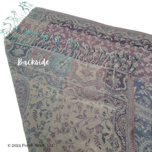 Porch Nook | Vintage Style Luxury Bamboo Silk Shawl, Large - Lavender Fields