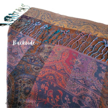 Porch Nook | Vintage Style Luxury Bamboo Silk Shawl, Large - Indian Summer