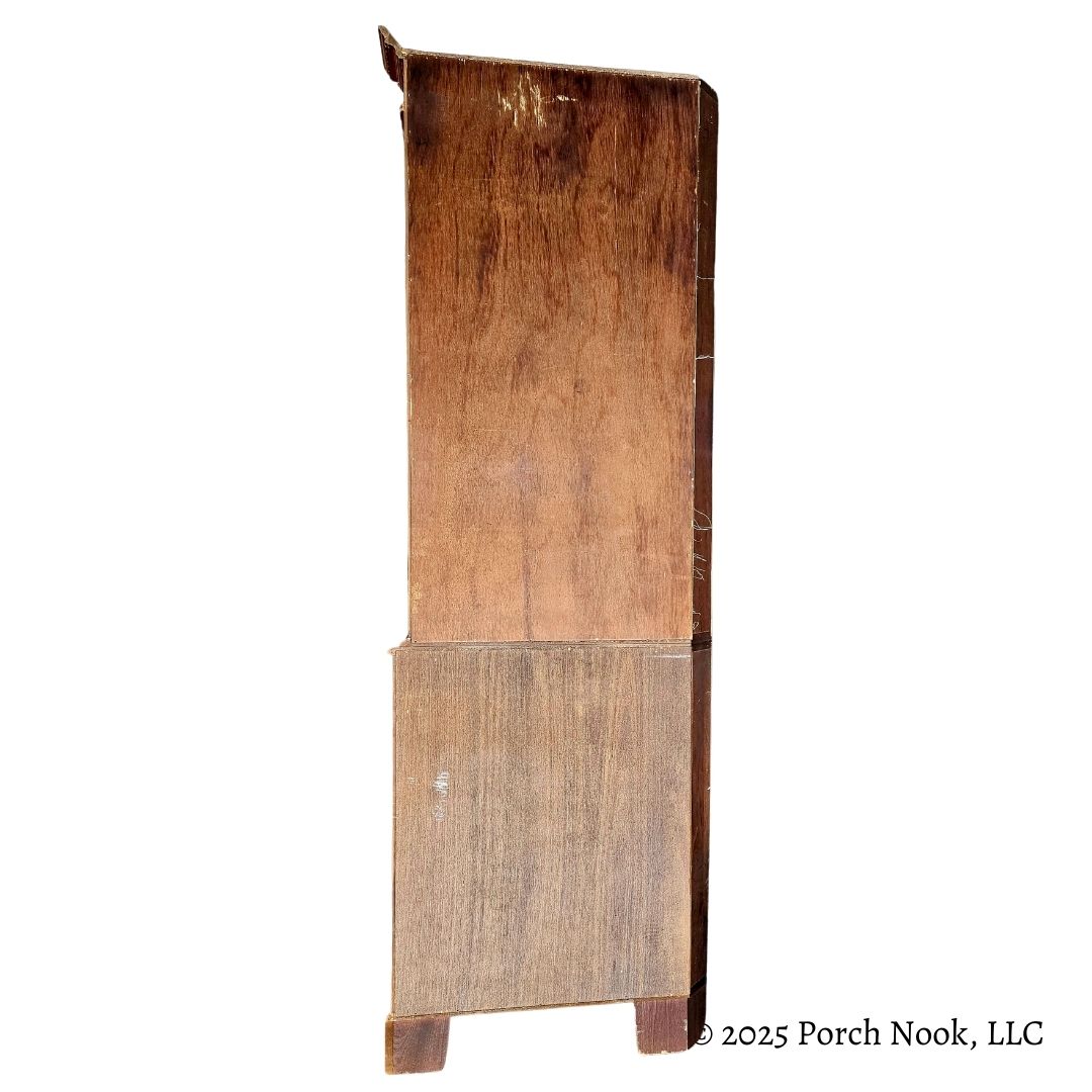 Porch Nook | Vintage Chippendale Style Mixed Fruitwood Corner Cabinet