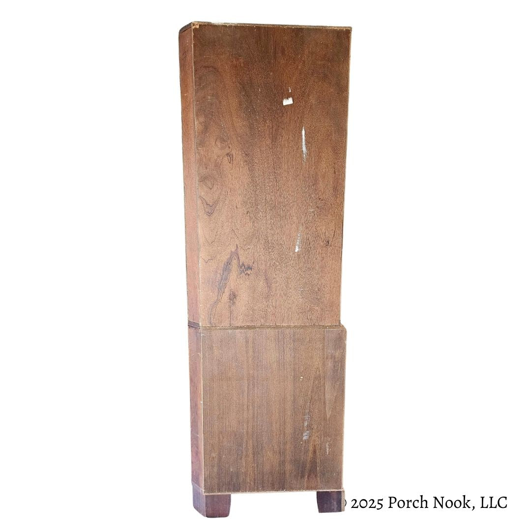 Porch Nook | Vintage Chippendale Style Mixed Fruitwood Corner Cabinet