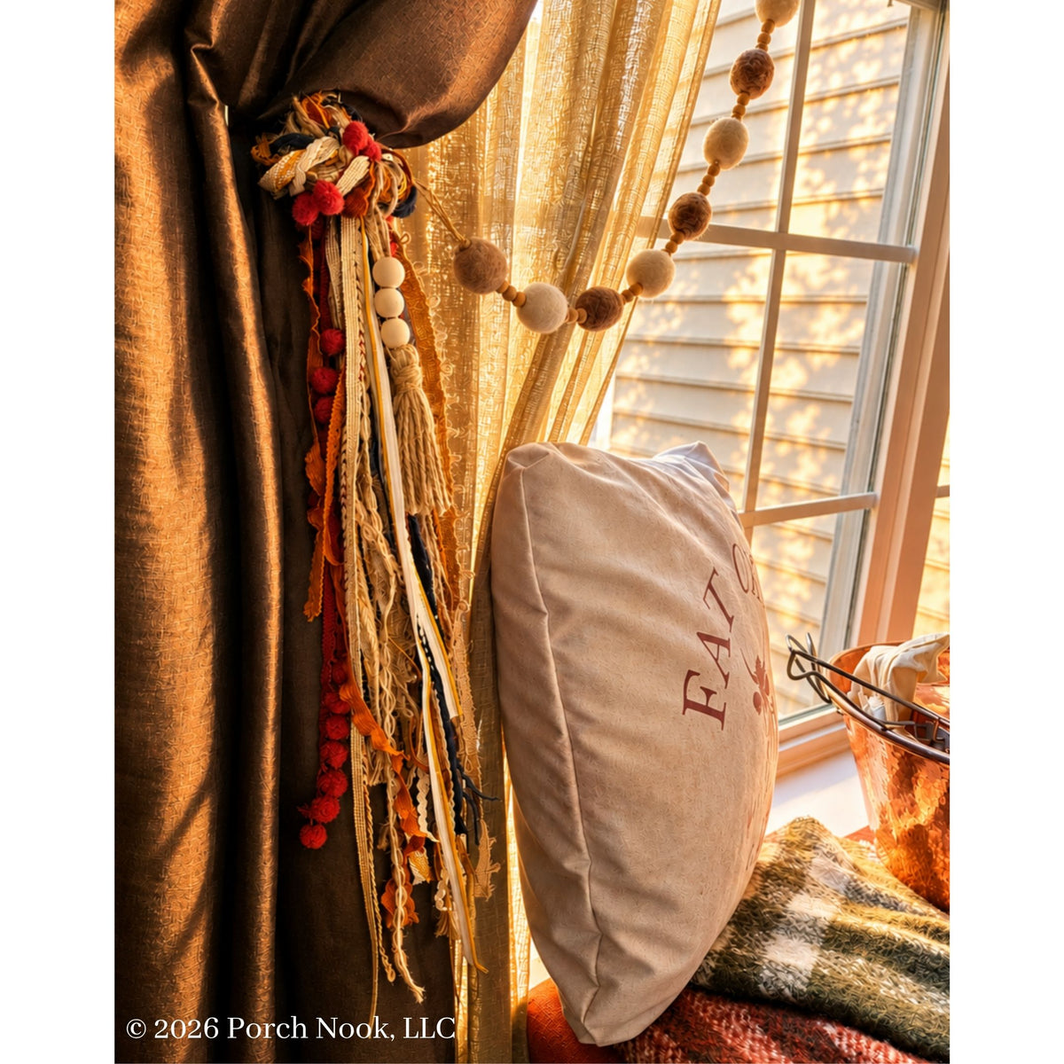 The Gathered Ribbons Tassel