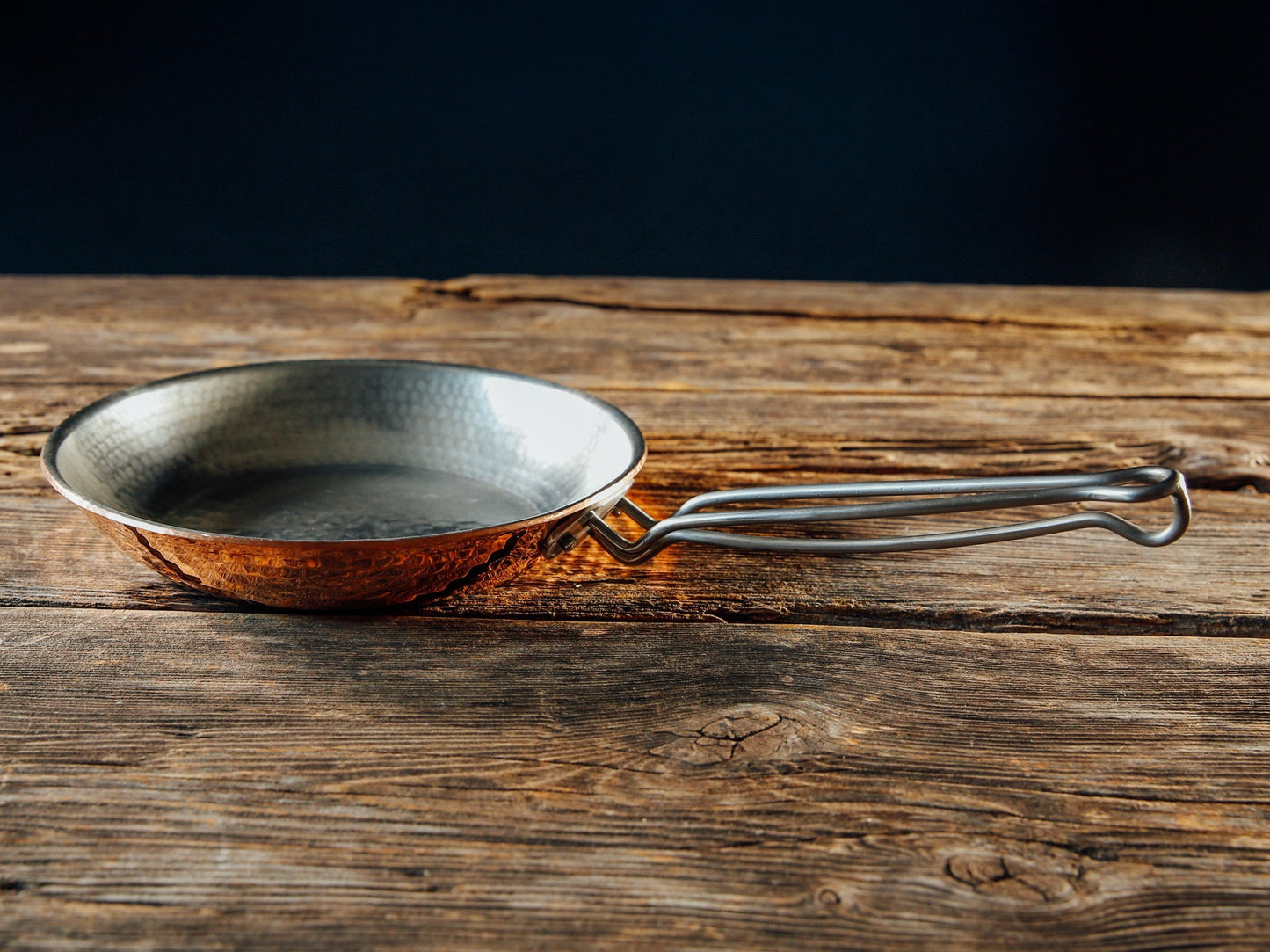 Hammered Copper Skillets