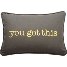 Porch Nook | Decorative Embroidered Pillow - "You Got This"