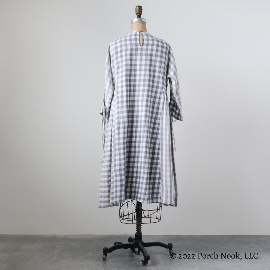 Porch Nook | Cotton Gingham Madie Dress, Large