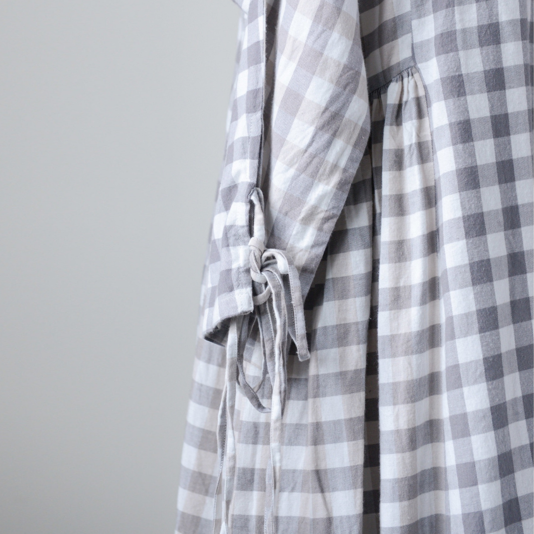 Porch Nook | Cotton Gingham Madie Dress, Large