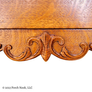 Porch Nook | Antique Larkin Tiger Oak Secretary Desk