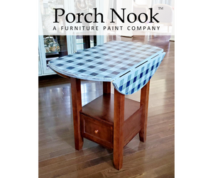 EXAMPLE: Leaf Table w/ "After Midnight" - Porch Nook chalky finish paint