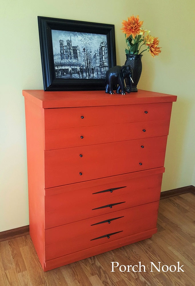 EXAMPLE: Dresser w/ "Jupiter", clear and dark wax