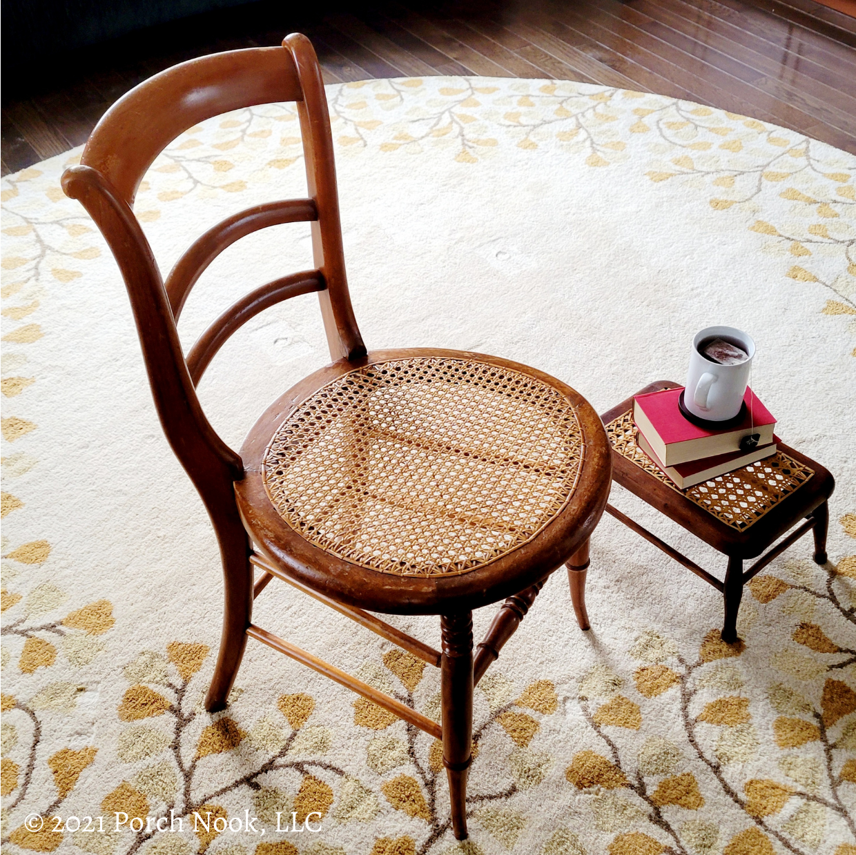 Wicker ladder back chairs deals