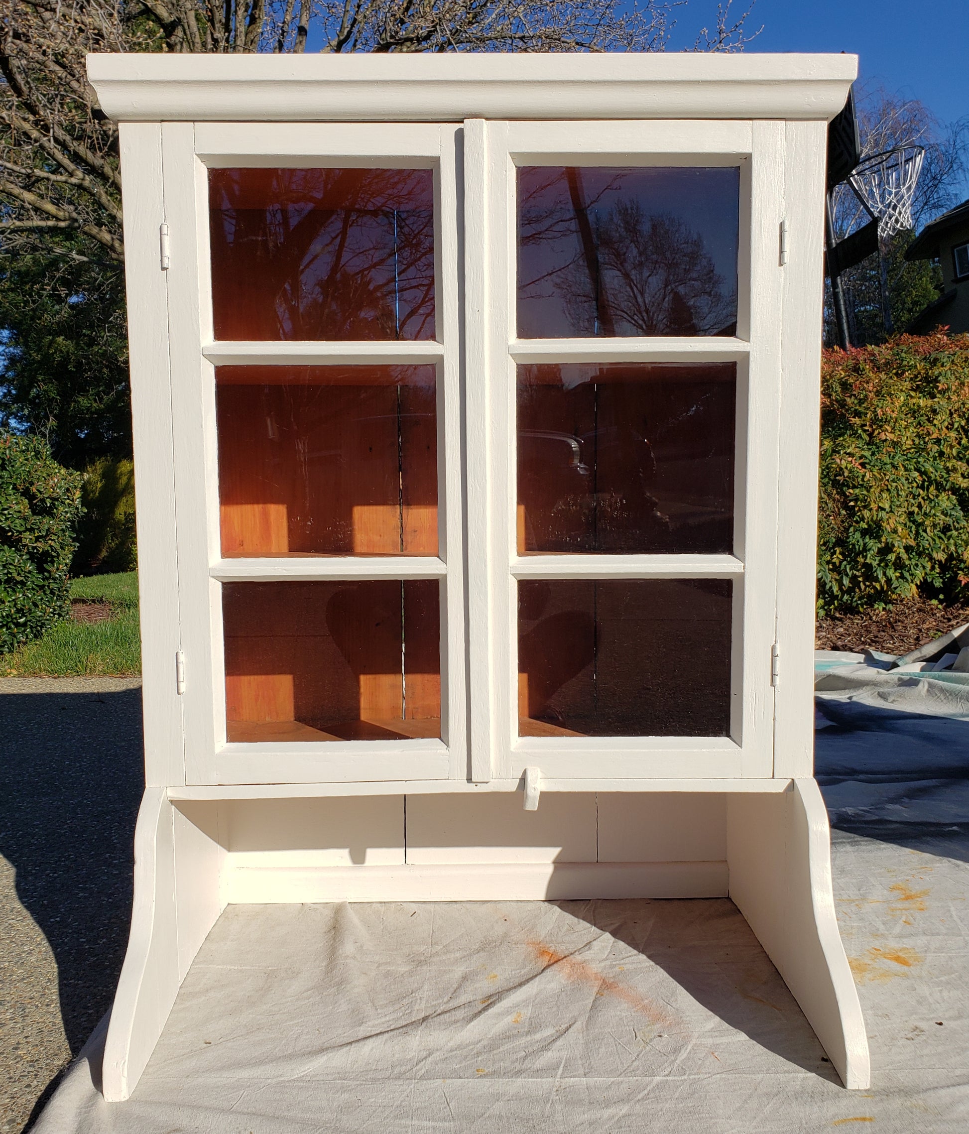 EXAMPLE: cabinet w/ "Ol' Faithful", semi gloss sealant