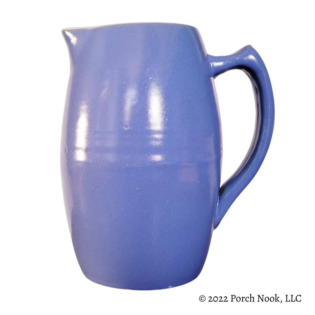 Porch Nook | Vintage Periwinkle Hand-Thrown Stoneware Pitcher