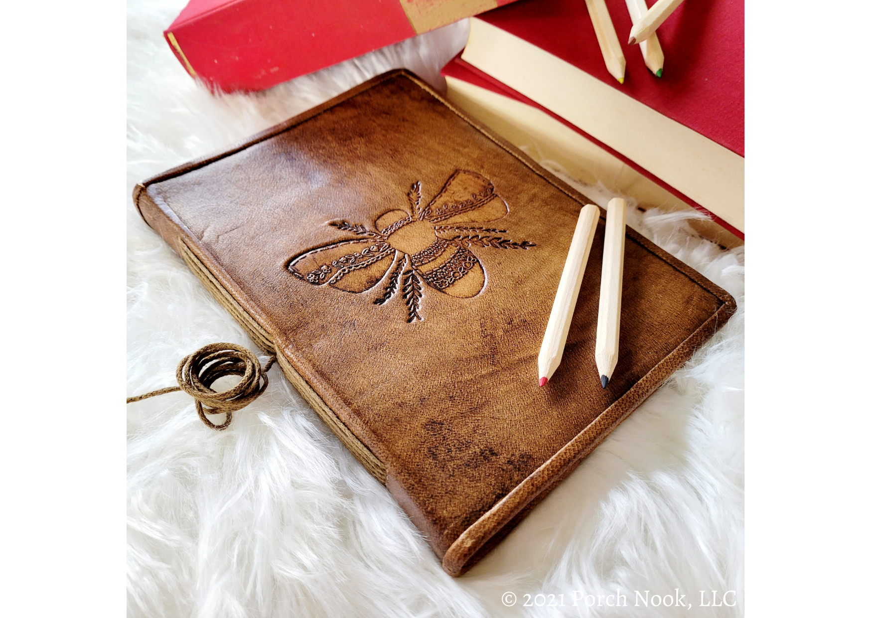 Porch Nook | Leather Bound Bee Journal