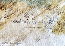 "Approaching Storm", Watercolor on Board by Edmund Walton Blodgett (American 1908-1963)