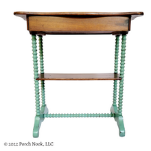 Porch Nook | Vintage 1-Drawer Writing Desk Table, Hand Painted