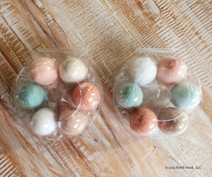 Handmade 100% Wool Felt Eggs, 6-Piece Set | Porch Nook