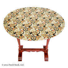 Porch Nook | Vintage Drop Leaf End Table, Decoupage and Hand Painted
