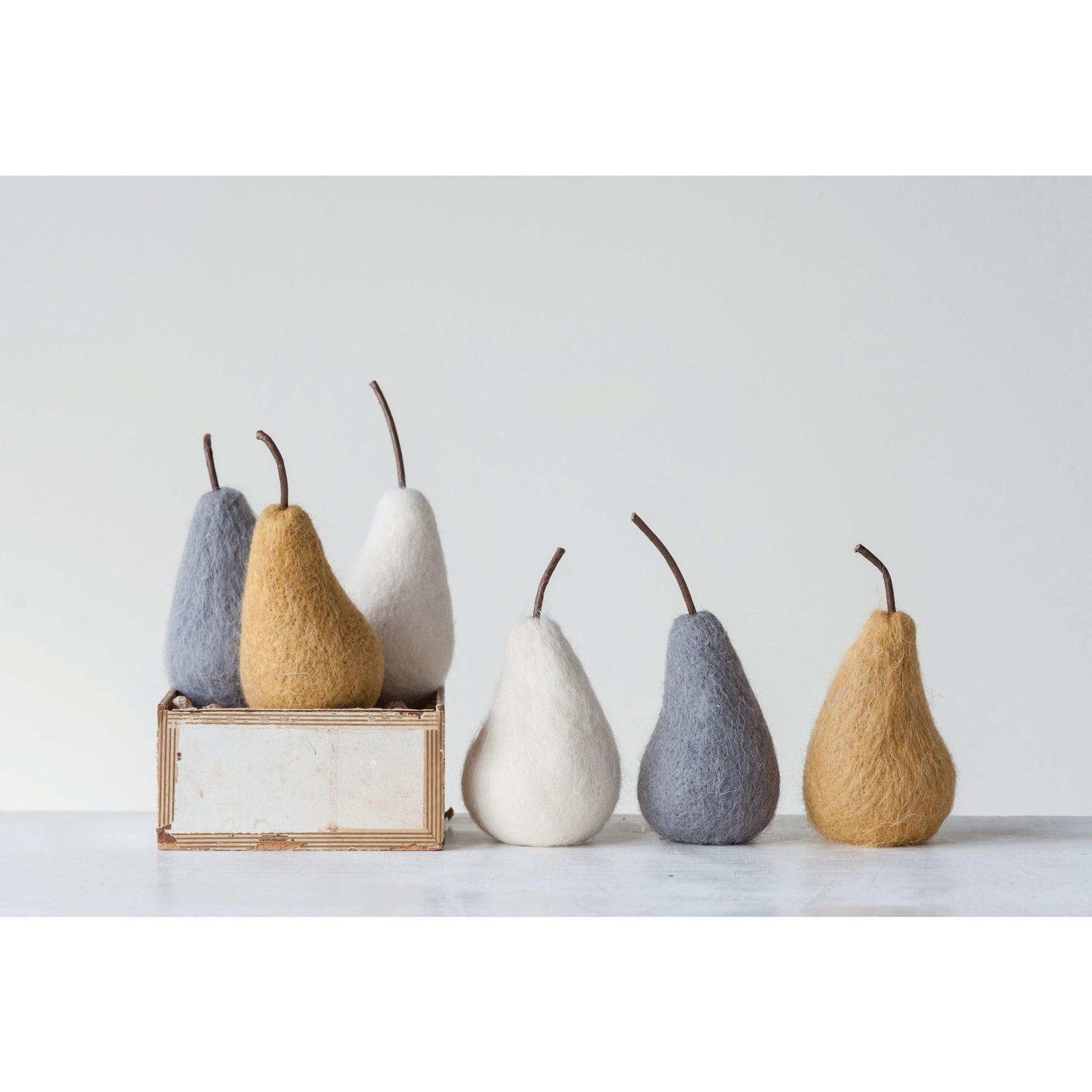 Porch Nook | Annalese Wool Felt Pears, Set of 3