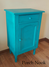 EXAMPLE: Cabinet w/ "The Real Teal", clear wax
