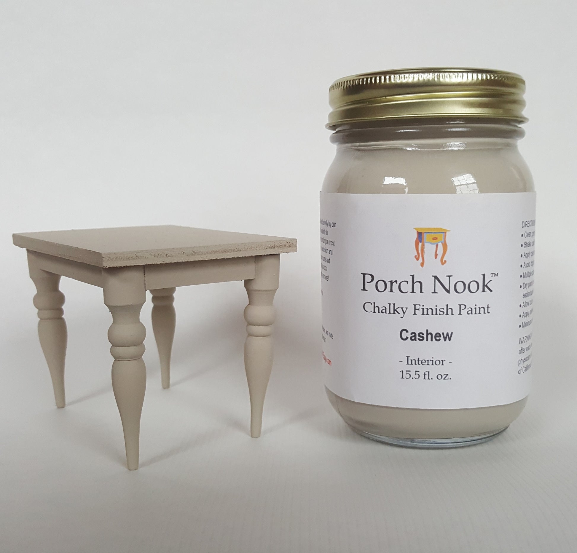 "Cashew", Chalky Finish Paint by Porch Nook