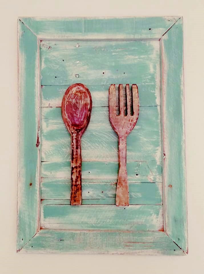 EXAMPLE: Wall art w/ "Sea Glass", designed by Erin Goins, of Erin Goins Photography