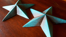 EXAMPLE: Metal stars w/ "The Real Teal"