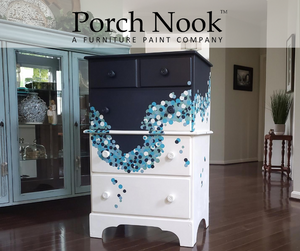 EXAMPLE: Dresser w/ "Ol' Faithful" - Porch Nook chalky finish paint