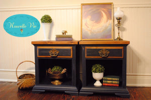 EXAMPLE: Night stands w/ "After Midnight", designed by Nouvelle Vie in Bath, PA