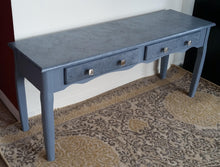 EXAMPLE: Console Table w/ "Polished Stone", by Erin Goins - Owner of Sun Moon Photography in Monticello, WI