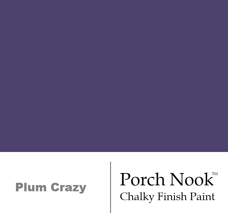 "Plum Crazy" - Chalky Finish Paint by Porch Nook