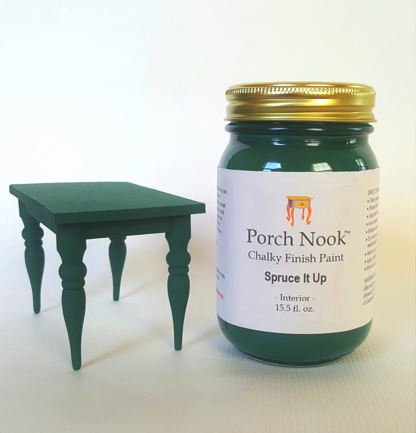 "Spruce It Up" - Chalky Finish Paint by Porch Nook