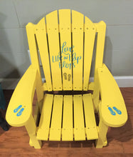 EXAMPLE: Adirondack Chair w/ "Butter Me Up", designed by Southern Inspired in Grenada, MS