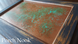 EXAMPLE: Faux Copper Patina w/ 3:1 "The Real Teal" and "Butter Me Up"